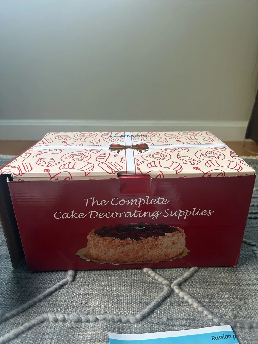 NWT Cake Decorating and Icing 3-Tier Toolbox: Includes Piping Tips & Pastry Bags